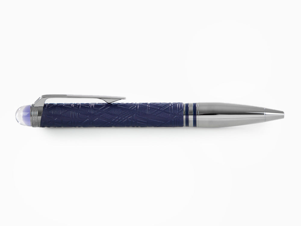 Bolígrafo Montblanc StarWalker SpaceBlue Doué, Adornos en rutenio, 130217