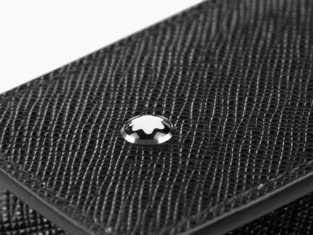 Estuche Montblanc Sartorial, 2 Artículos, Piel, Solapa, Negro, 130751