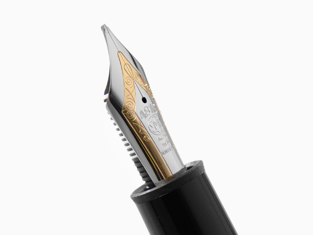 Pluma Estilográfica Montblanc Meisterstück 149 Platinum, Negro, 132105