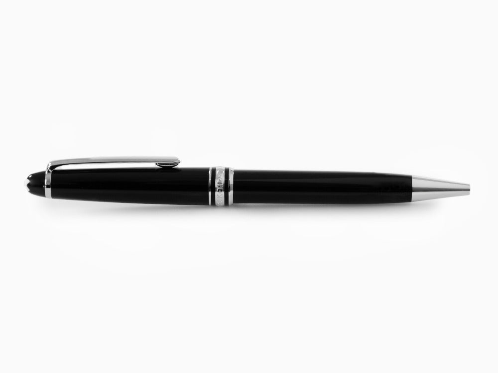Bolígrafo Montblanc Meisterstück Classique, Adornos en platino, 132446