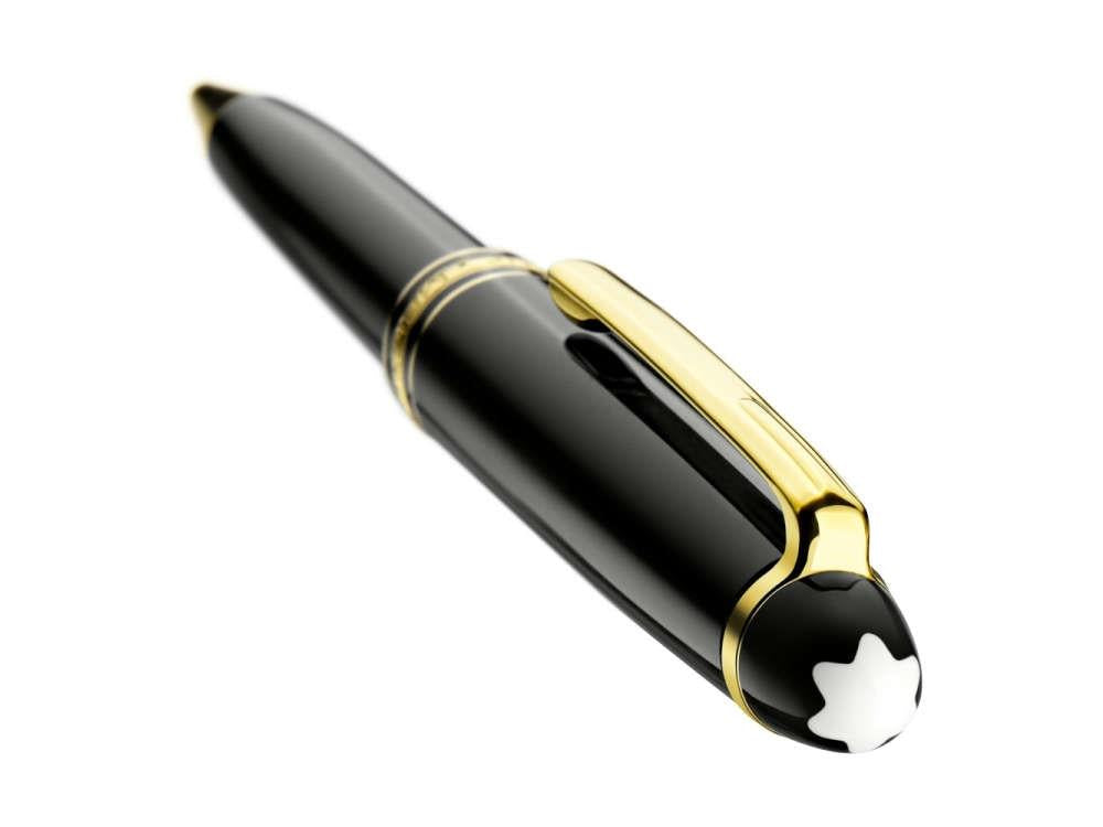 Bolígrafo Montblanc Meisterstück 161, Resina preciosa, Negro, 132452