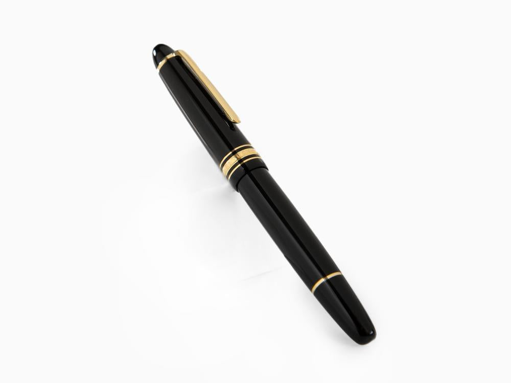 Roller Montblanc Meisterstück LeGrand, Adornos en oro, Negro, 132454