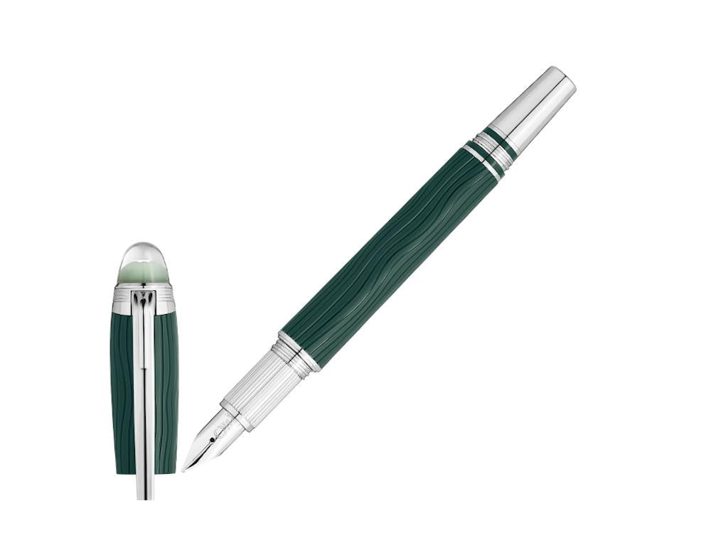 Estilográfica Montblanc StarWalker PolarGreen, Resina preciosa, 132902