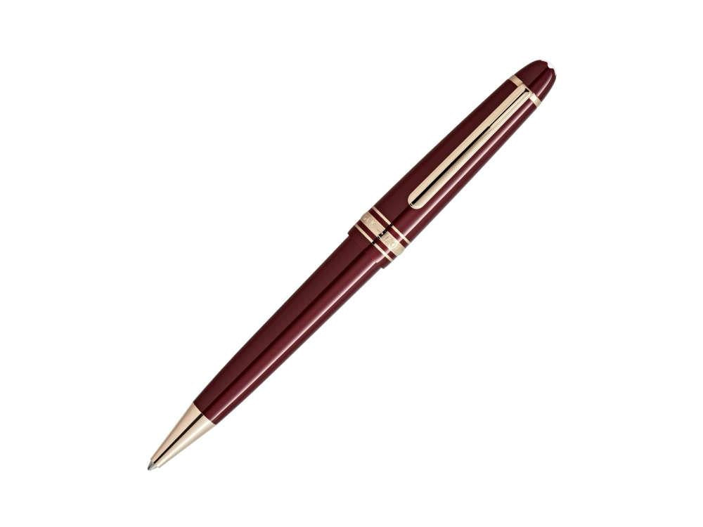 Bolígrafo Montblanc Meisterstück, Resina preciosa, Burdeos, 133005