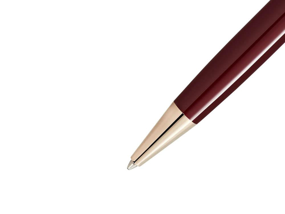Bolígrafo Montblanc Meisterstück Classique Burgundy, PVD Oro, 133008