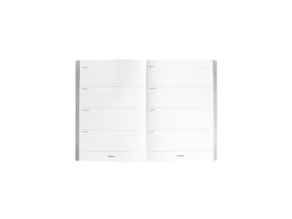 Cuaderno Montblanc Weekly Planner, Rayado, Blanco, 137135