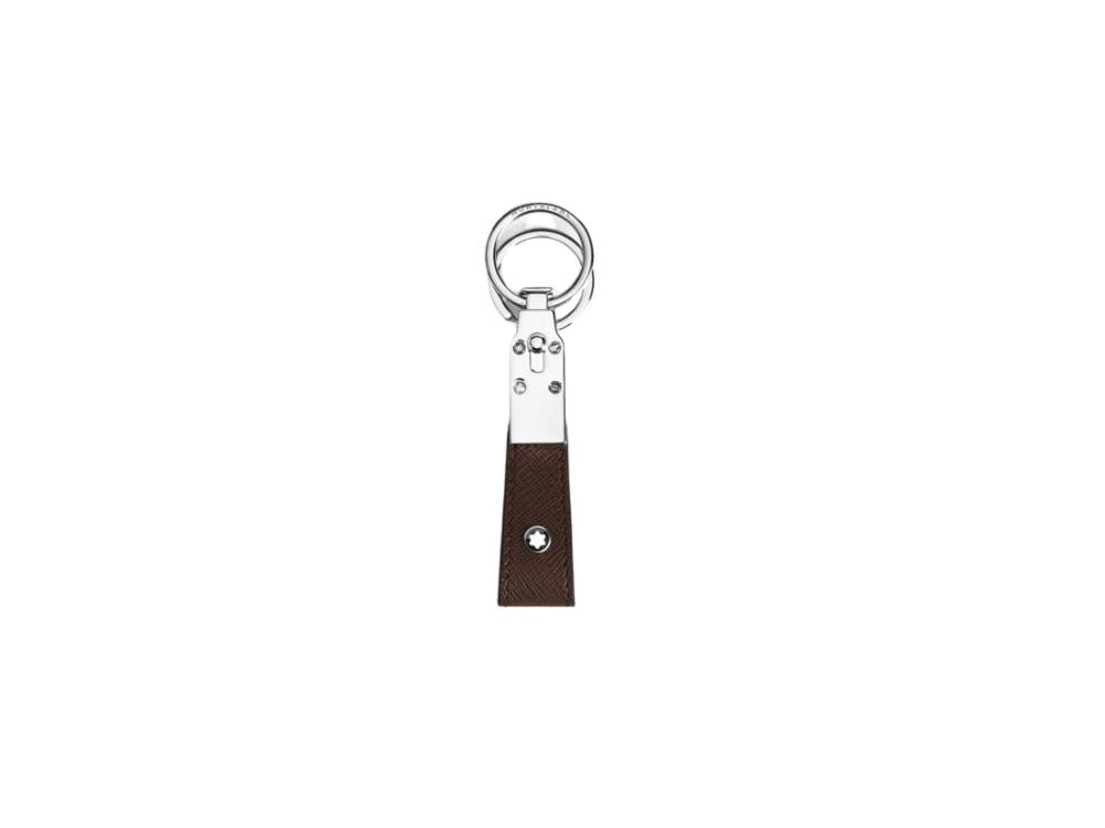 Llavero Montblanc Sartorial, Cobre y Zinc, Piel, Ebony, 223073