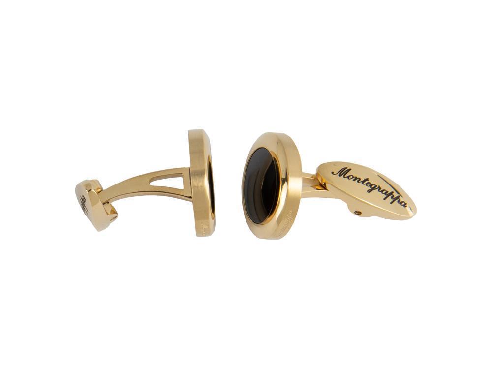 Gemelos Montegrappa Classico, Acero inoxidable, IP Yellow Gold, IDCCCLYB