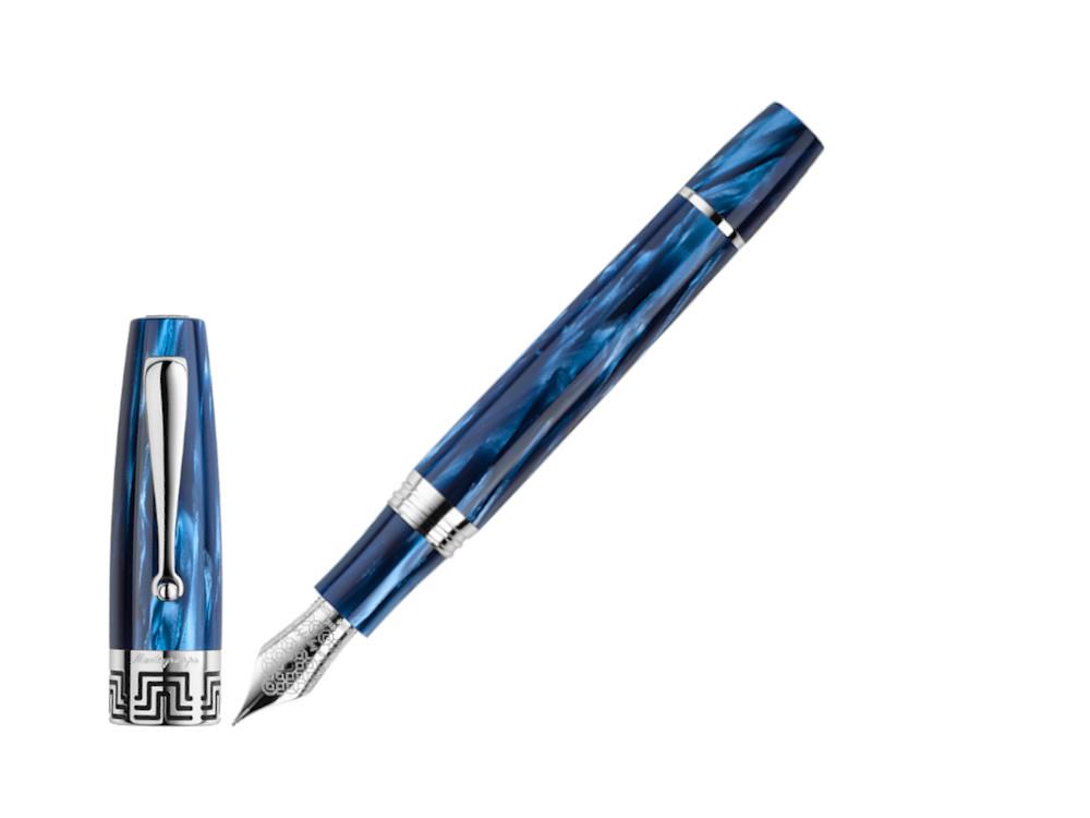 Pluma Estilográfica Montegrappa Extra 1930 Mediterranean Blue, ISEXF-2B