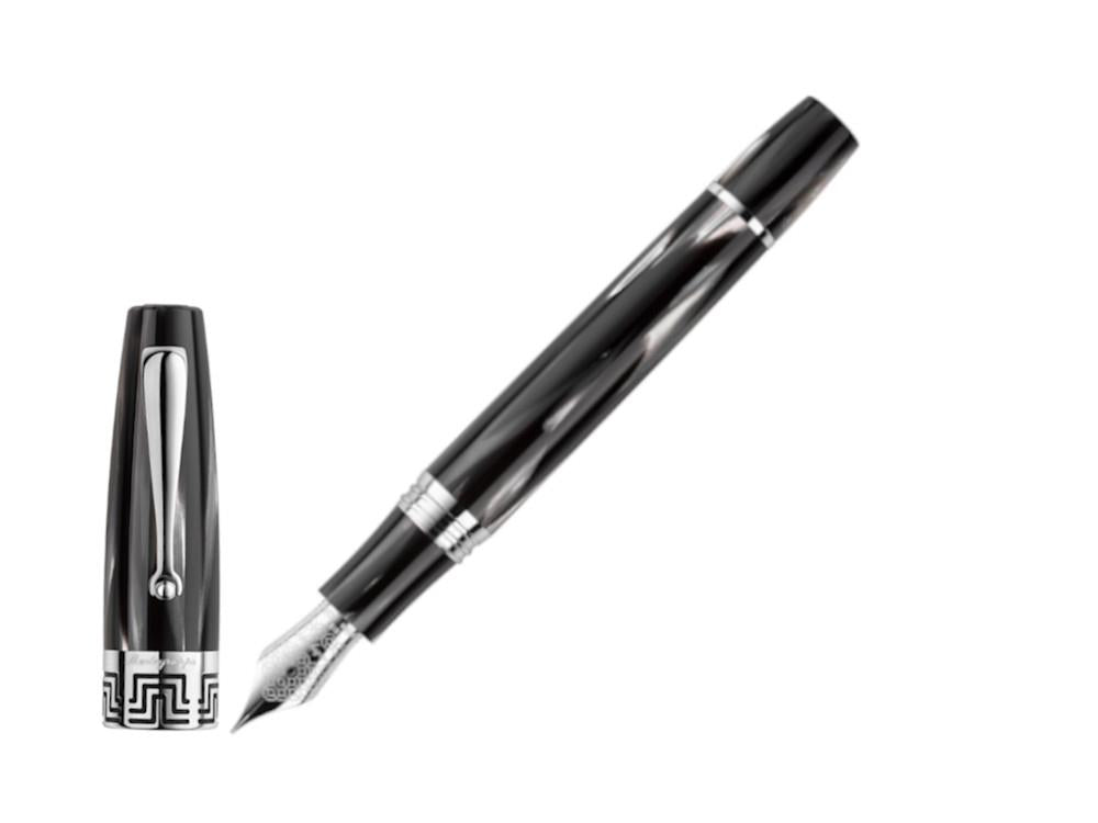 Pluma Estilográfica Montegrappa Extra 1930 Black & White , ISEXF-CH