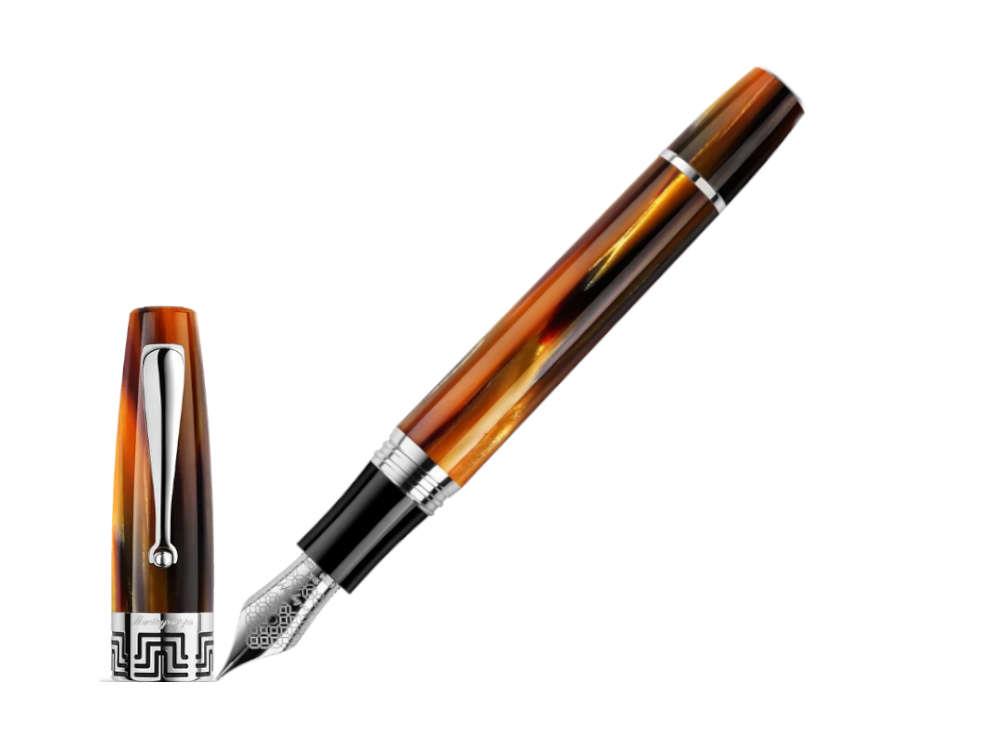 Pluma Estilográfica Montegrappa Extra 1930 Turtle Brown, ISEXF-CW