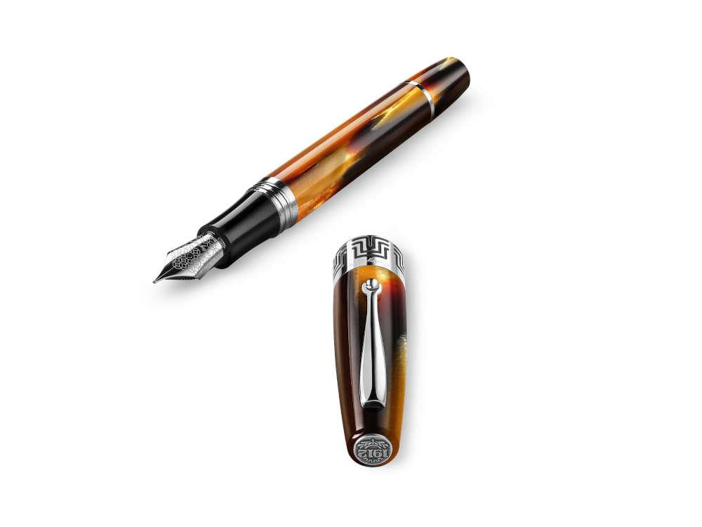 Pluma Estilográfica Montegrappa Extra 1930 Turtle Brown, ISEXF-CW