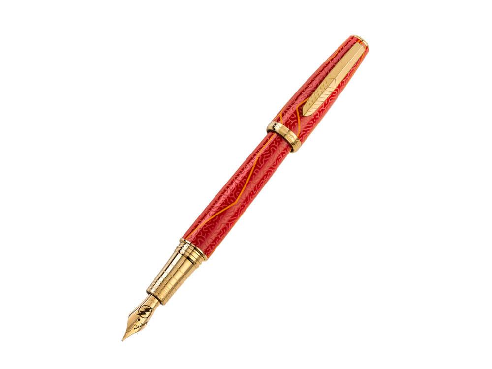 Pluma Estilográfica Montegrappa DC Comic Flash Edición Limitada ISFLN-AR