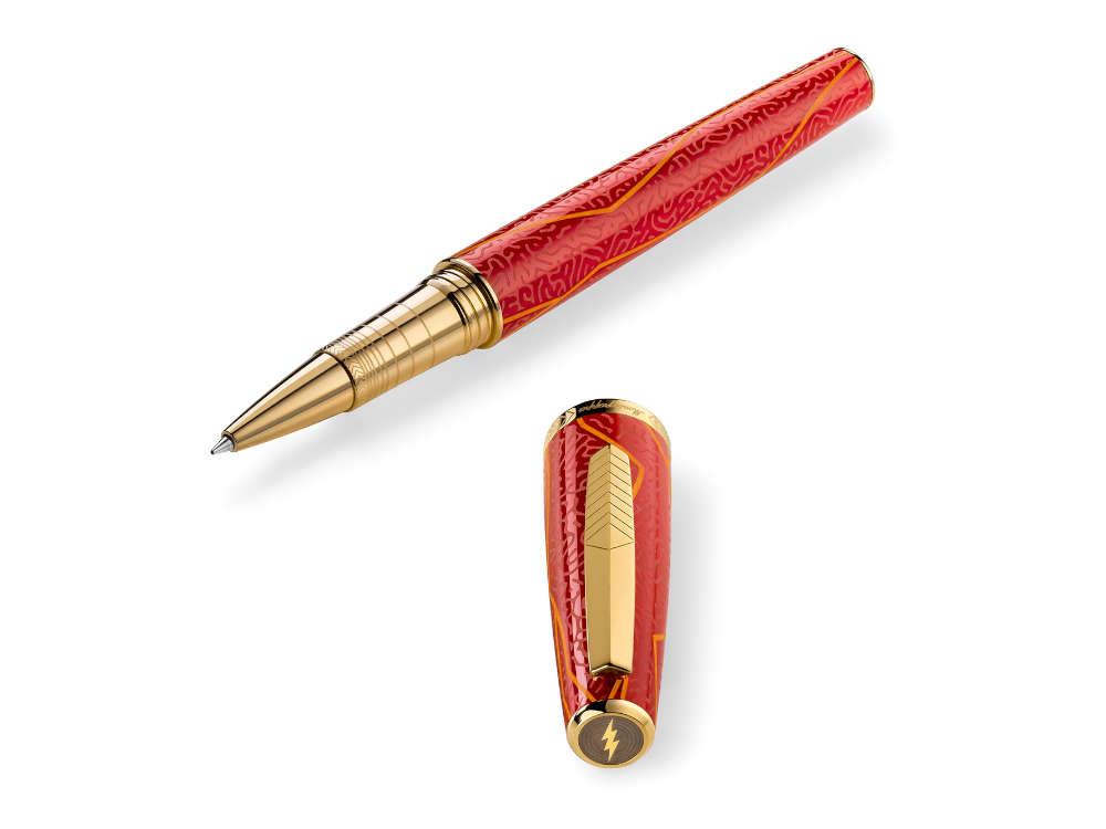 Roller Montegrappa DC Comics The Flash, PVD Oro, Edición Limitada, ISFLNRAR