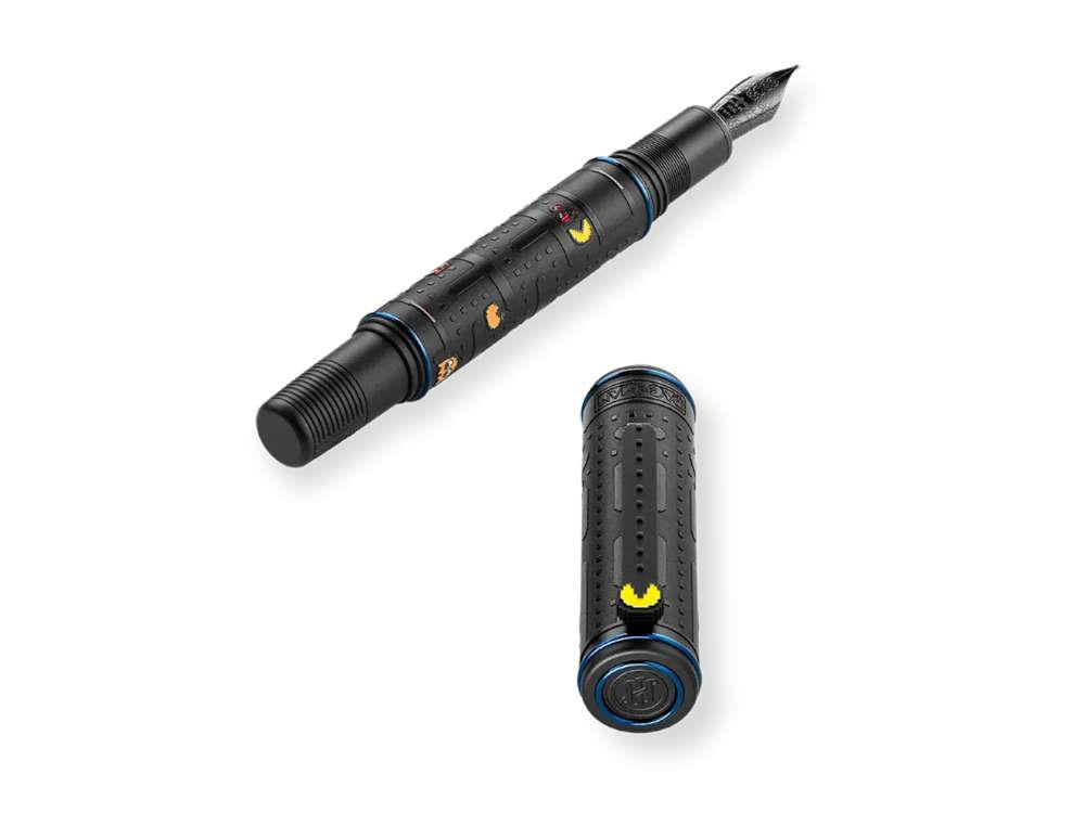 Pluma Estilográfica Montegrappa PAC-MAN Ghostwriter, Negro, ISGHR-UC