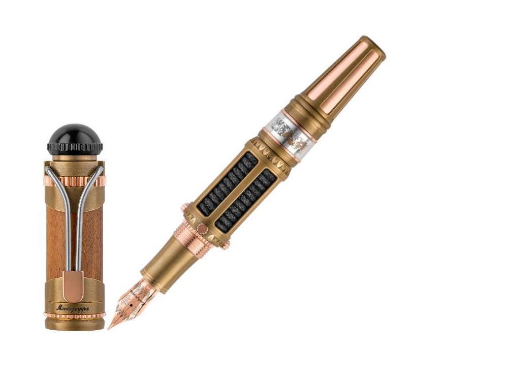 Pluma Montegrappa Marconi Model 150, Edición Limitada, ISGMN-BW