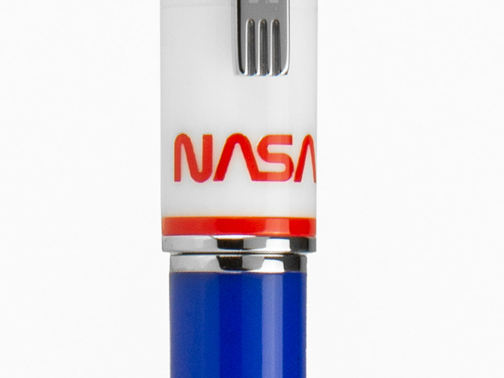 Bolígrafo Montegrappa NASA Atlantis, Resina, Azul, Acero Inoxidable, ISN1RBBP