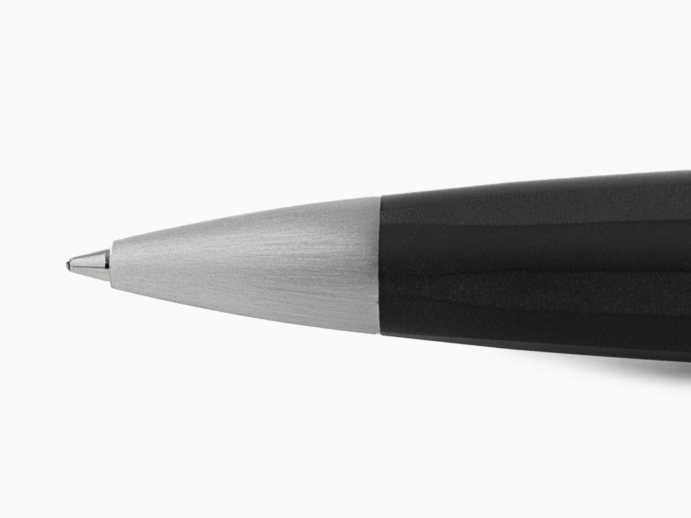 Bolígrafo Montegrappa Magnifica, Resina Negra, ISNGRBAC