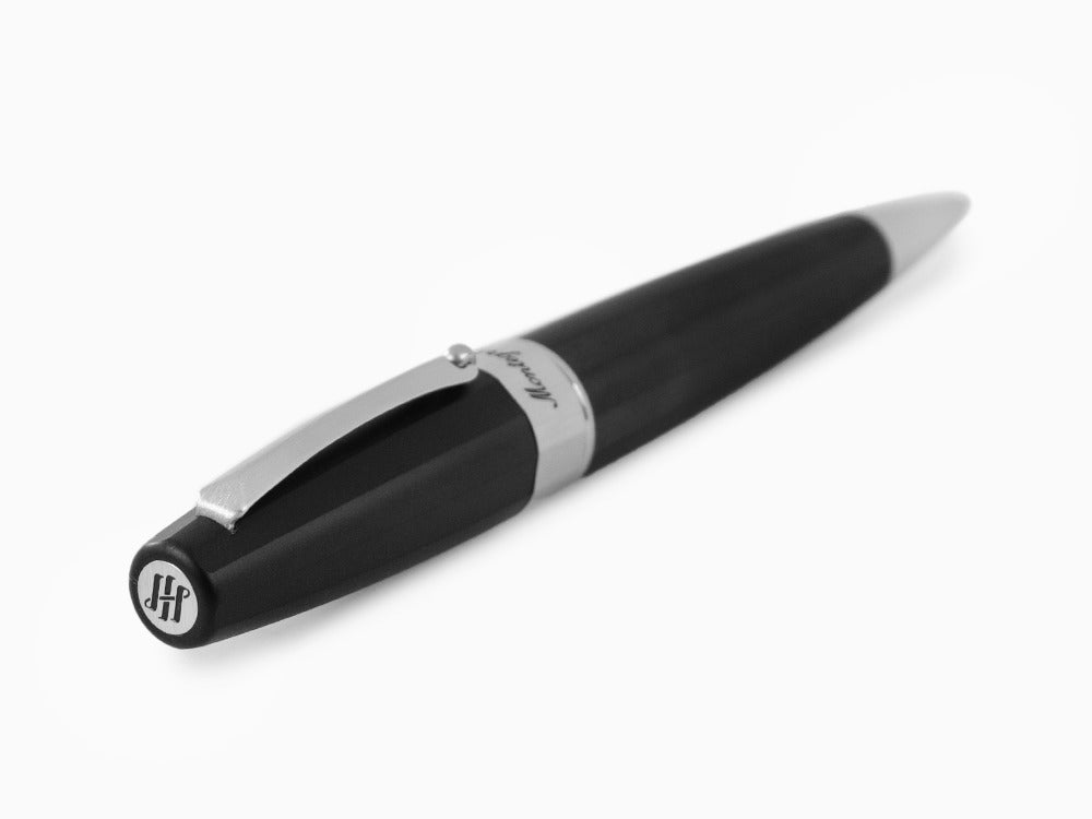 Bolígrafo Montegrappa Magnifica, Resina Negra, ISNGRBAC
