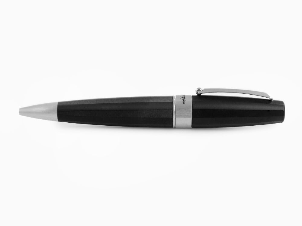 Bolígrafo Montegrappa Magnifica, Resina Negra, ISNGRBAC