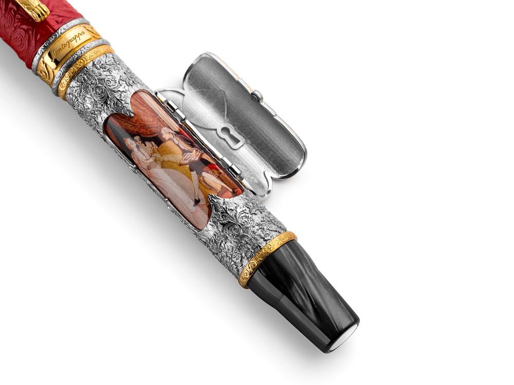 Montegrappa Casanova , Resina, Plata, Edición Limitada, ISOVN-SE