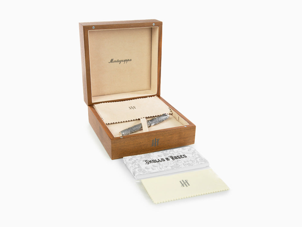 Estilográfica Montegrappa Skulls & Roses, Edición Limitada, ISSKN-SE