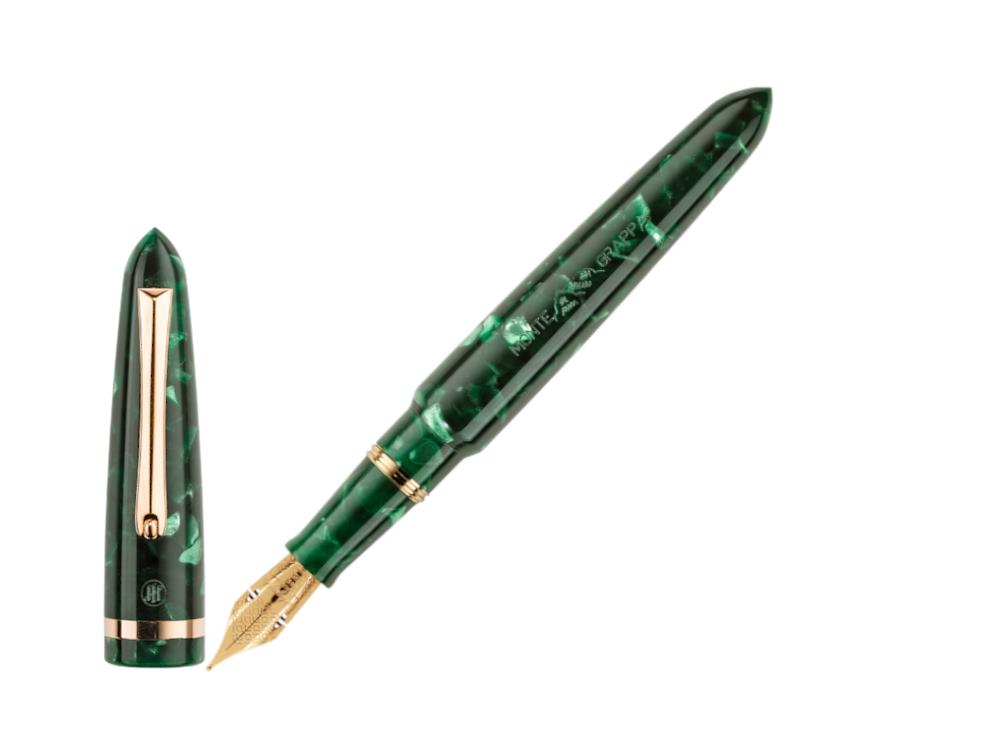 Pluma Montegrappa Venetia Vintage Conifer, Verde, Oro 14k Flex, ISVEN-XG