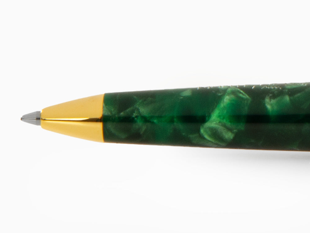 Bolígrafo Montegrappa Venetia Vintage Conifer, Verde, PVD Oro, ISVENBAG