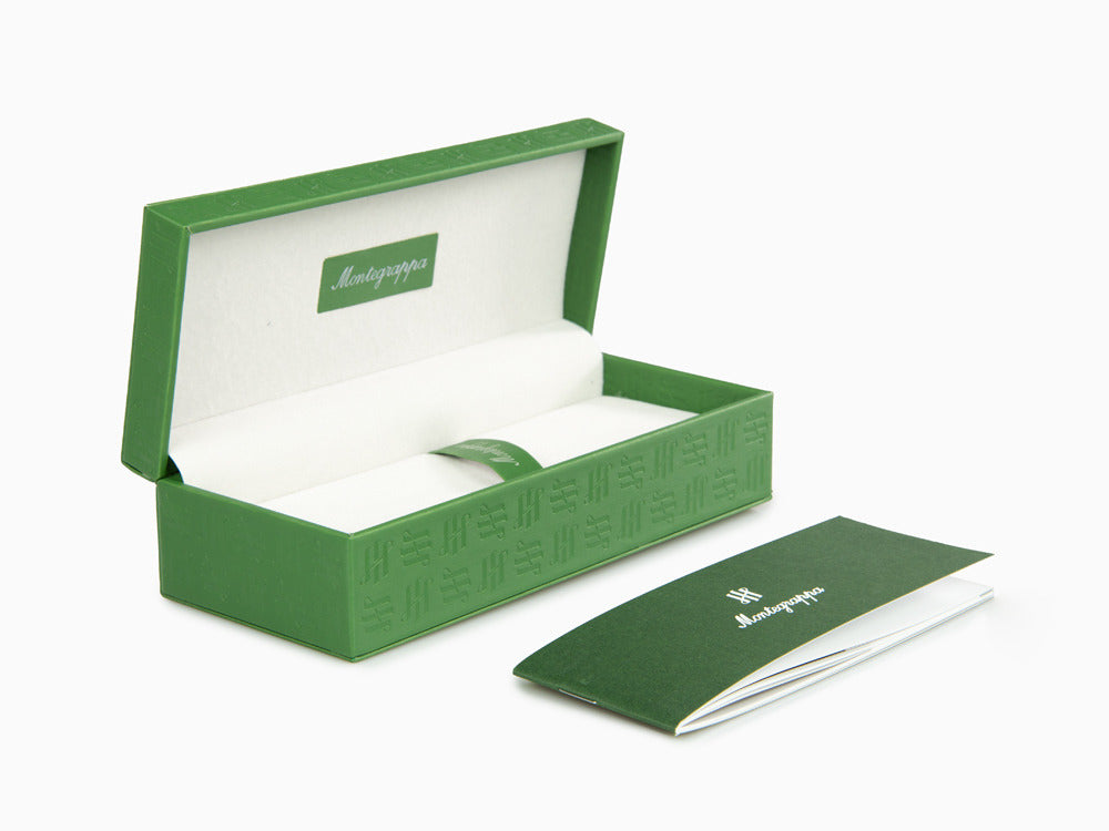 Bolígrafo Montegrappa Venetia Vintage Conifer, Verde, PVD Oro, ISVENBAG