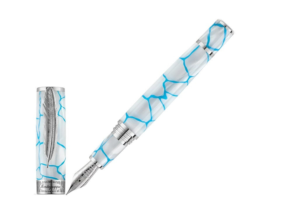 Pluma Montegrappa Wild: Arctic Ice, Edición Limitada, ISWDR-IA