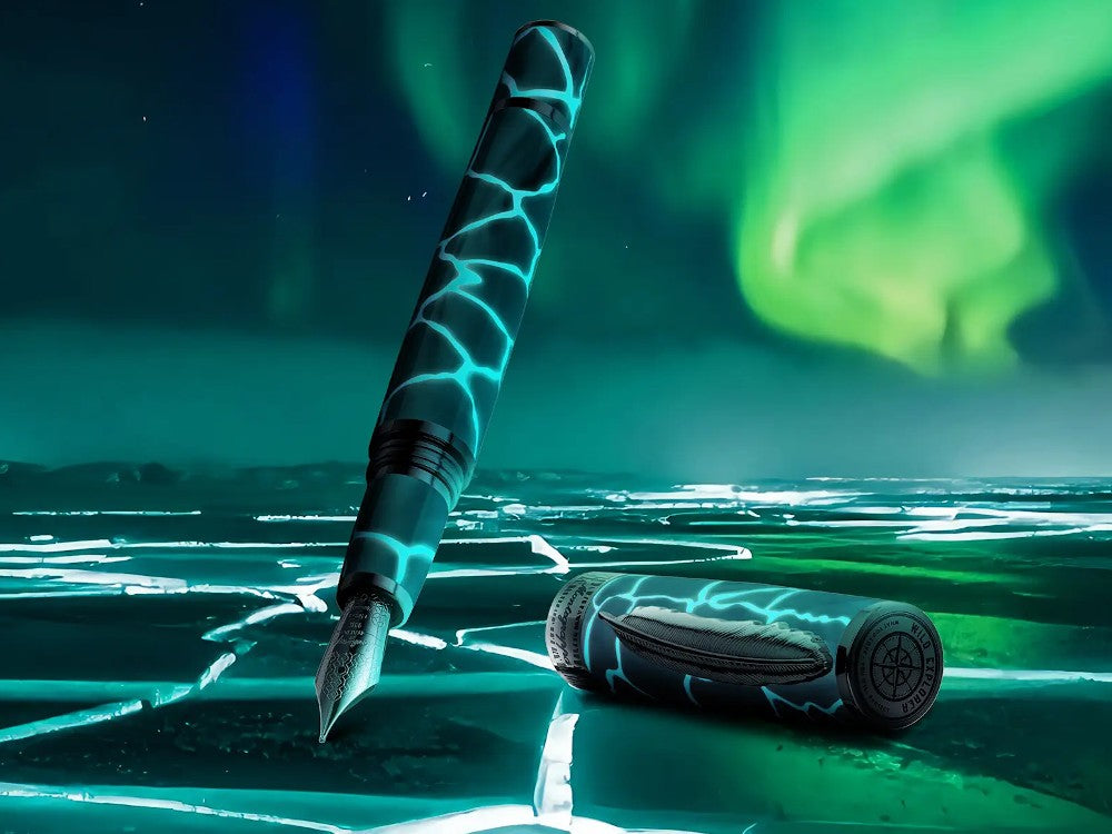 Pluma Montegrappa Wild: Arctic Ice, Edición Limitada, ISWDR-IA