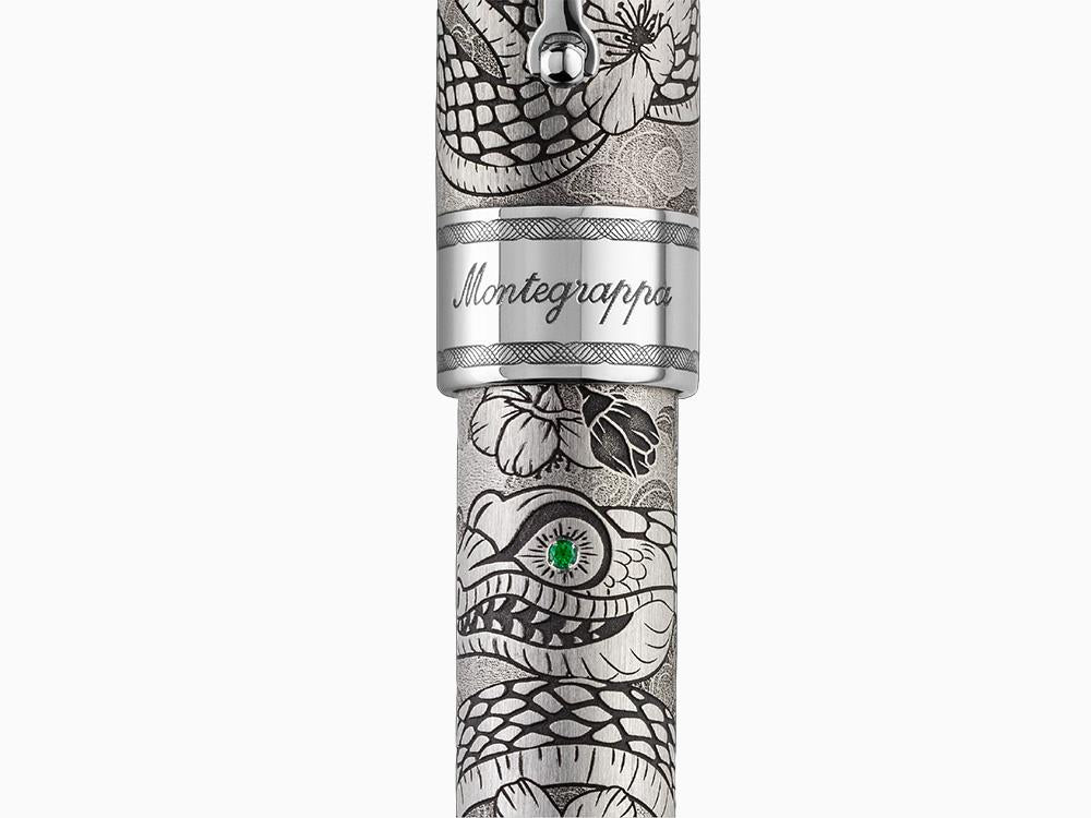 Roller Montegrappa Extra Year of the Snake EL, Plata, ISYNNRSE
