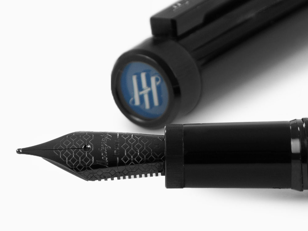 Estilográfica Montegrappa Zero, Resina Negra, Ultra Black, ISZEI-IC