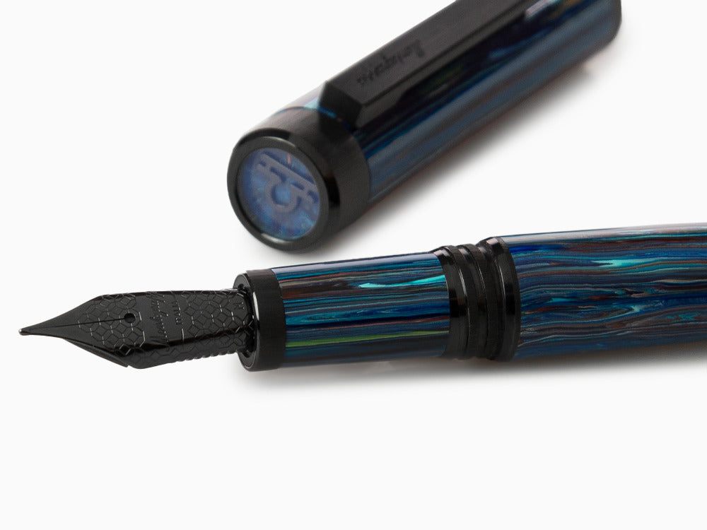 Pluma Estilográfica Montegrappa Zero Zodiac Libra, Acero, ISZEZ-IC-B8
