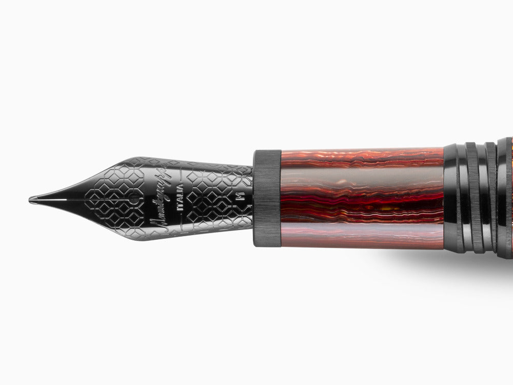 Pluma Montegrappa Zero Zodiac Scorpio, Acero inoxidable, ISZEZ-IC-R4