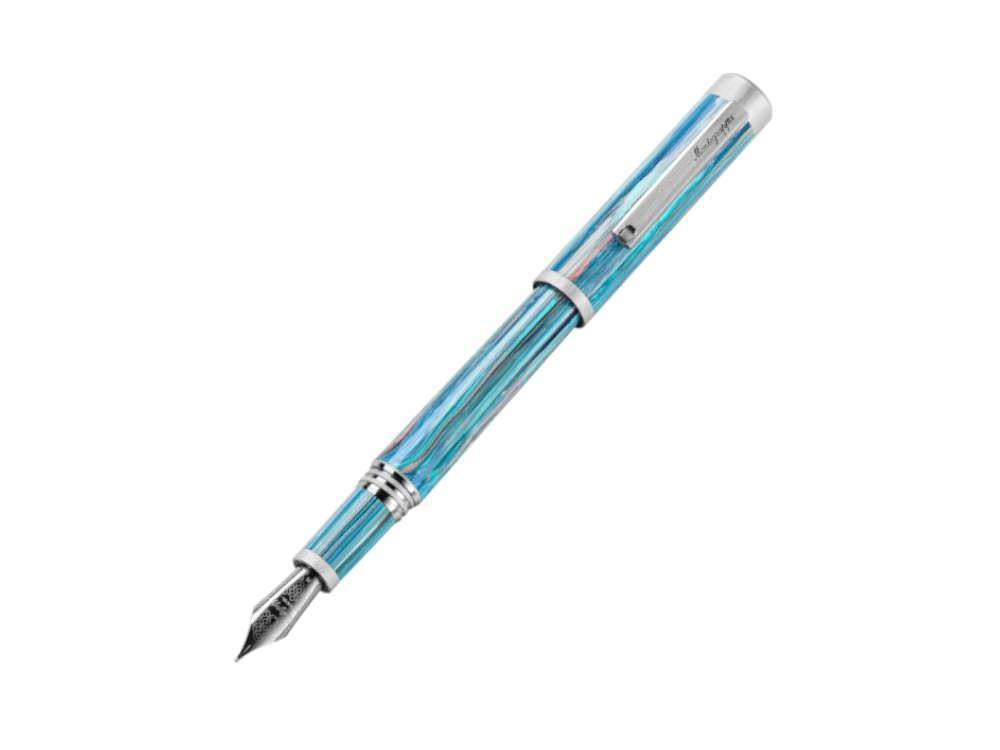 Pluma Estilográfica Montegrappa Zero Zodiac Taurus, Azul, ISZEZ-IP-A1