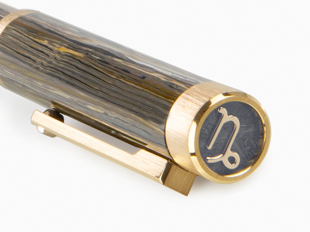 Bolígrafo Montegrappa Zero Zodiac Capricornio, Montegrappite, ISZEZBIY-M3