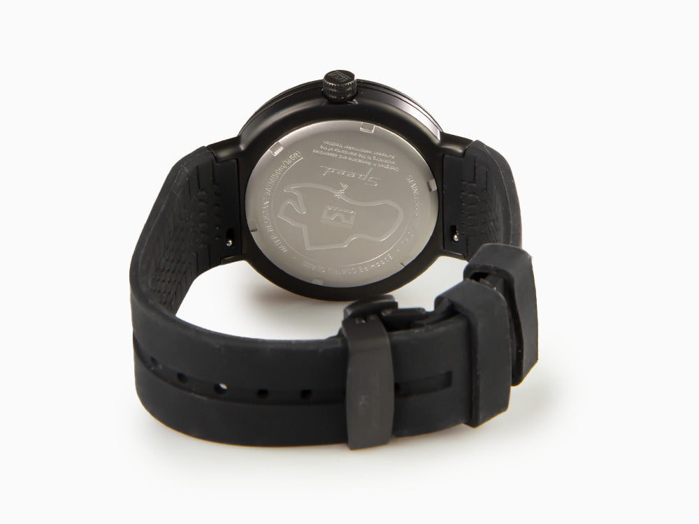 Reloj de Cuarzo Montjuic Special, Acero Inoxidable, Negro, 43 mm, MJ1.1201.B
