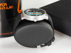 Reloj de Cuarzo Montjuic Special, Acero Inoxidable, Negro, 43 mm, MJ1.1201.S