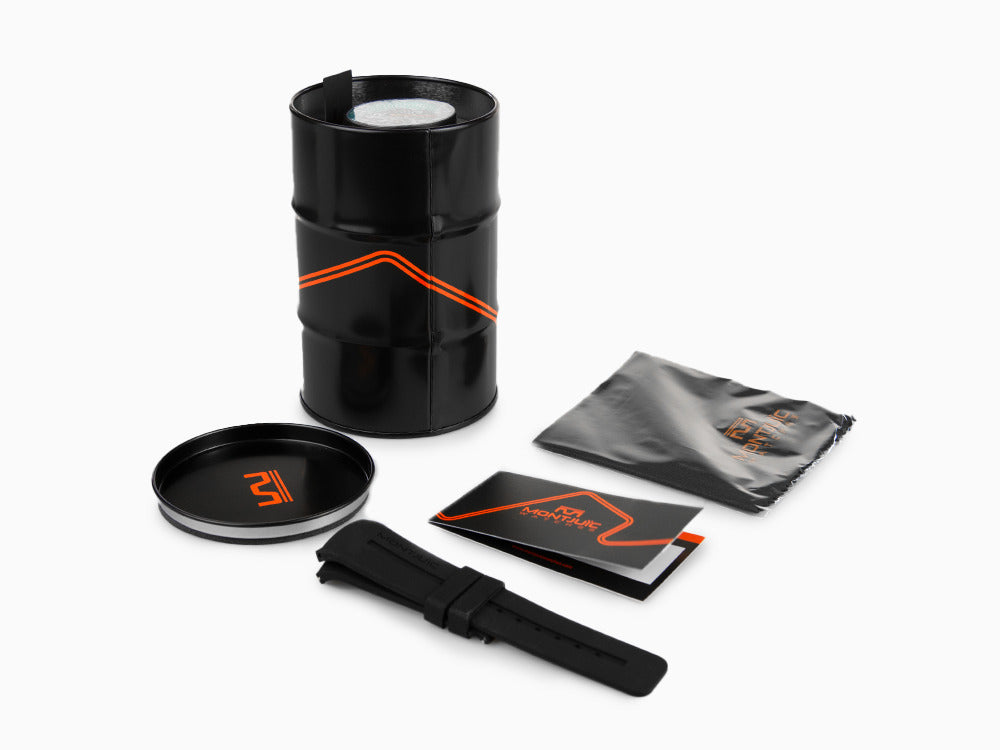 Reloj de Cuarzo Montjuic Speed Special Racing Series, Negro, 43 mm, MJ1.1611.B