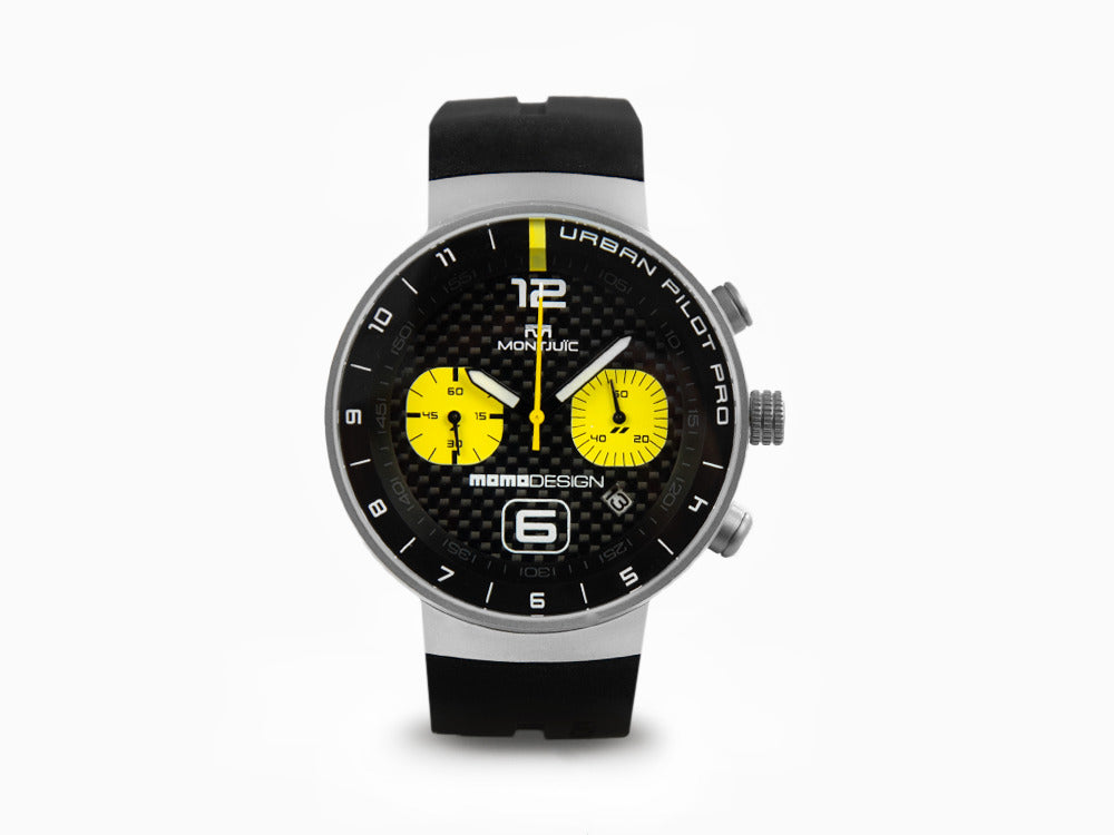 Reloj de Cuarzo Montjuic X Momo Design Urban Pilot PRO, Crono, MJ2.0805MOMO.S