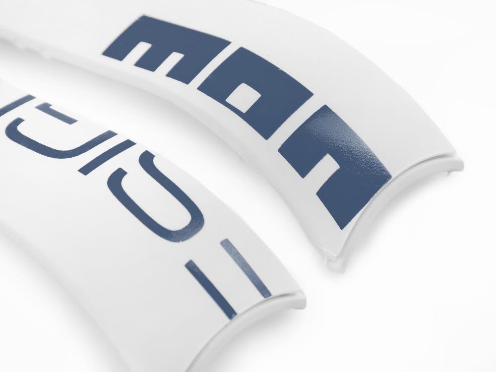 Correa Momo Design Accesorios, Correa de caucho, Blanco, MD187WH-BL