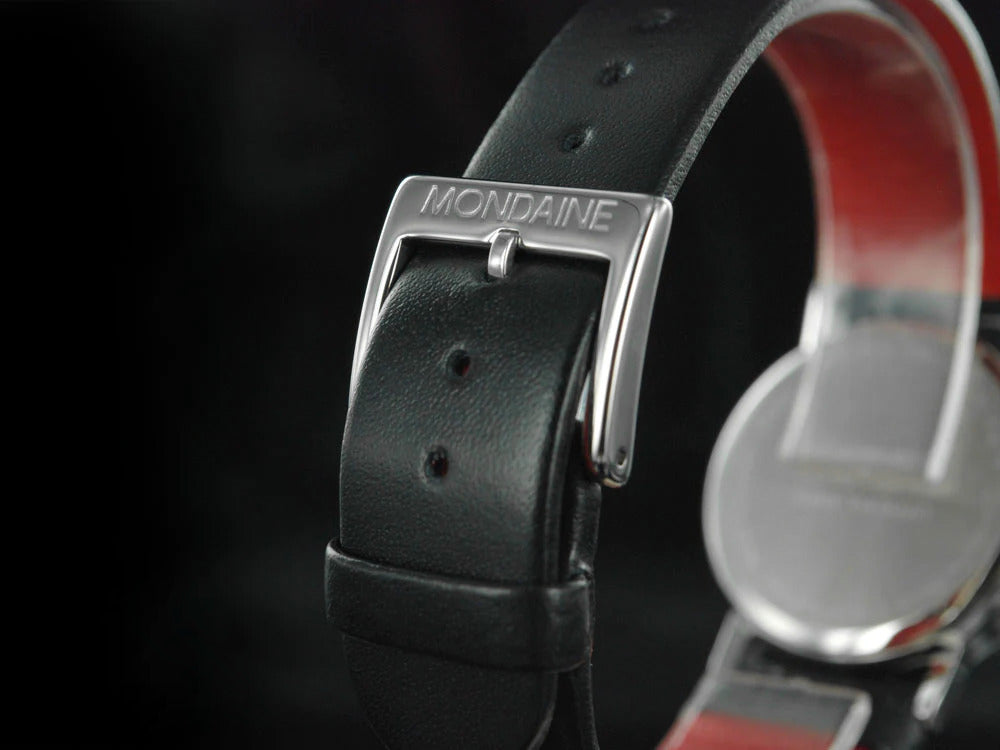 Reloj de cuarzo Mondaine SBB Classic, Acero inoxidable pulido, Cristal mineral