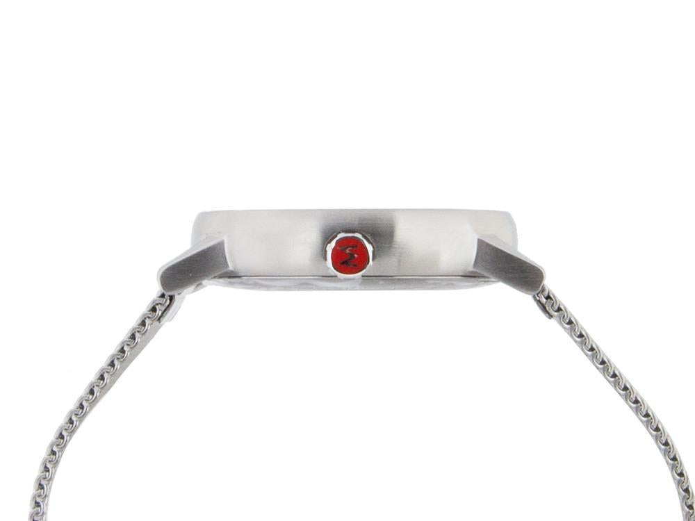 Reloj de Cuarzo Mondaine SBB Evo2, Blanco, Malla Milanesa, MSE.35110.SM