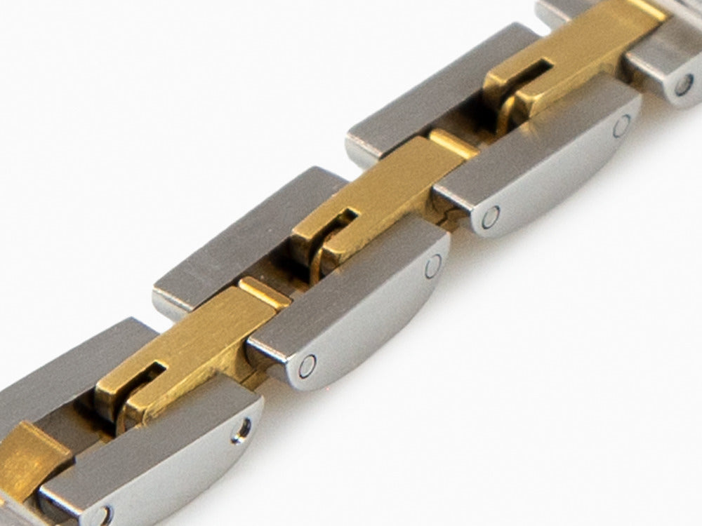 Pulsera Maserati Gioielli, Acero, Plateado y Dorado, PVD Oro, JM320AST09