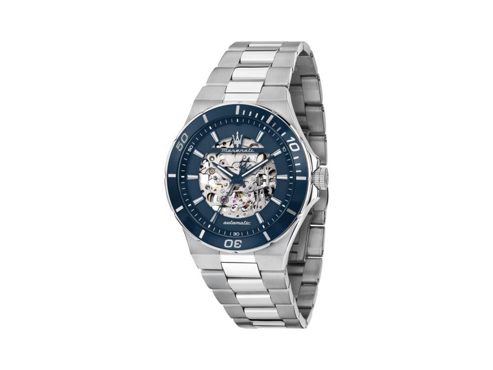 Reloj Automático Maserati Sfida, Azul, 41 mm, Cristal mineral, R8823140019