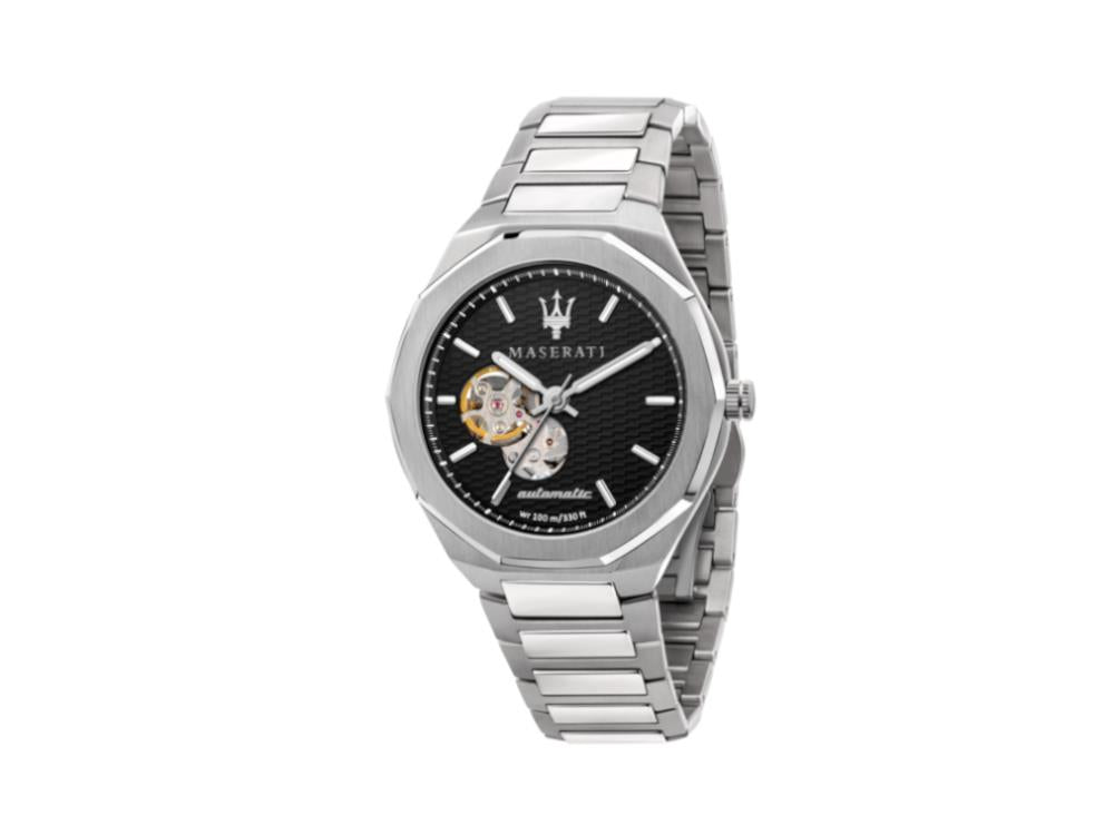 Reloj de Cuarzo Maserati Stile, Negro, 42 mm, Cristal mineral R8823142002