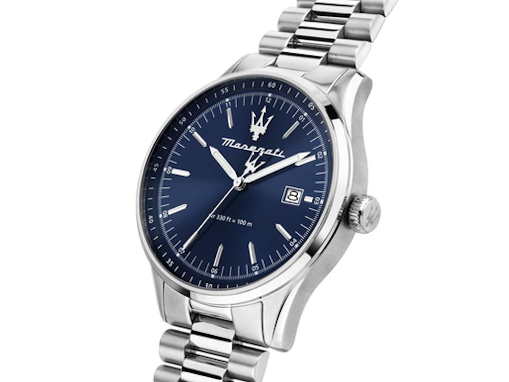 Reloj de Cuarzo Maserati Successo, Azul, 42 mm, Cristal mineral R8853124004