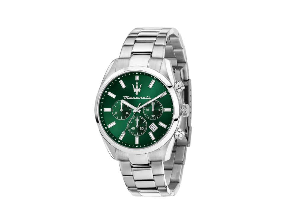 Reloj de Cuarzo Maserati Attrazione, Verde, 43 mm, Cristal mineral, R8853151011