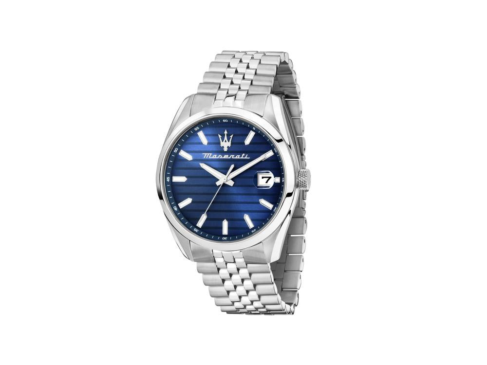 Reloj de Cuarzo Maserati Attrazione, Azul, 43 mm, Cristal mineral, R8853151028
